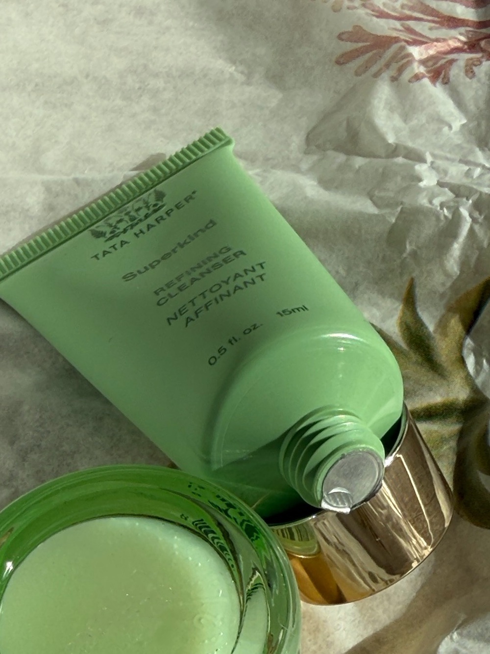 Tata Harper Superkind Refining Cleanser 15ML, Regenerating cleanser packette duo